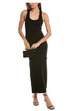 Michael Kors Black Maxi Cashmere Tank Dress